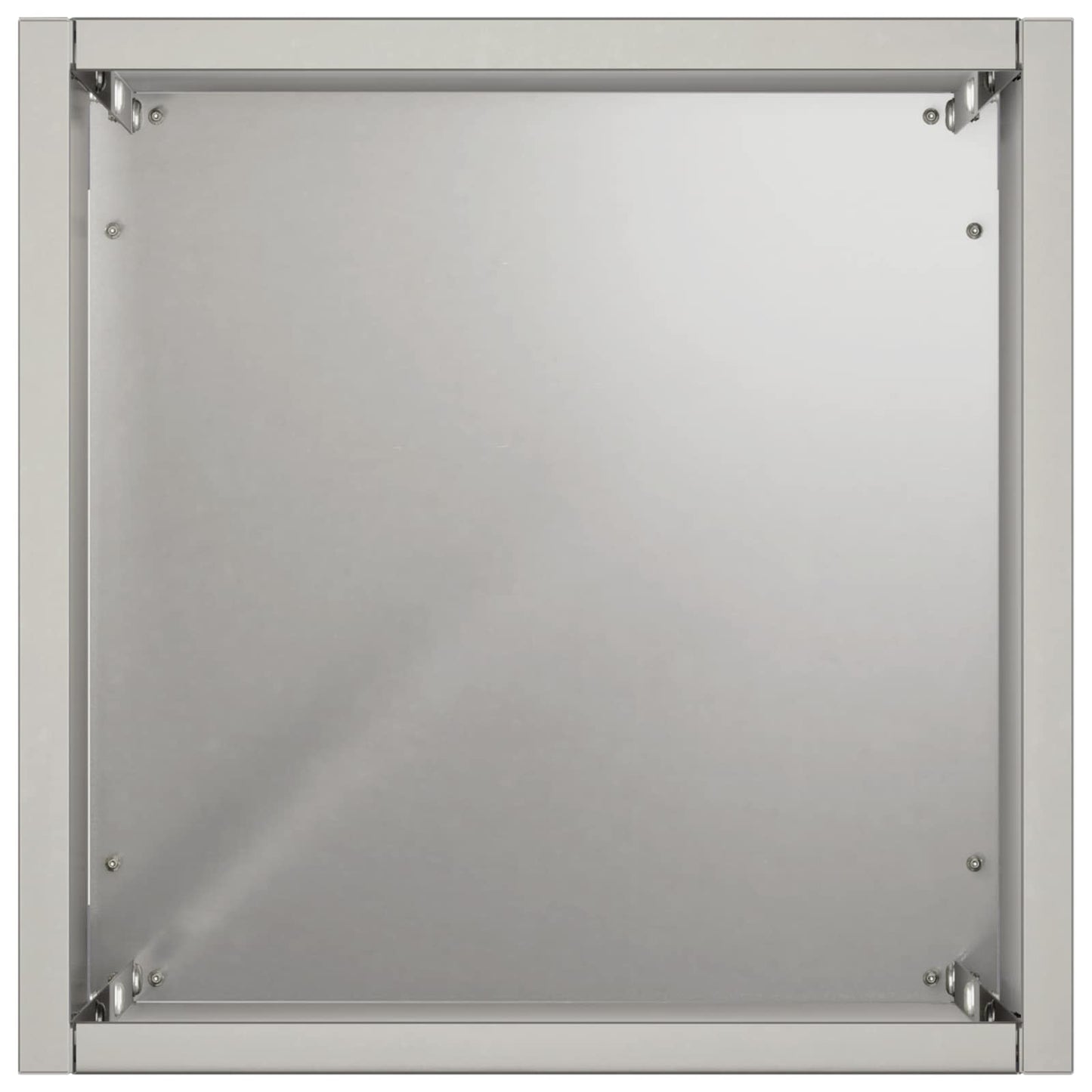 vidaXL Garden Planter Silver 20 x 20 x 75 cm Stainless Steel