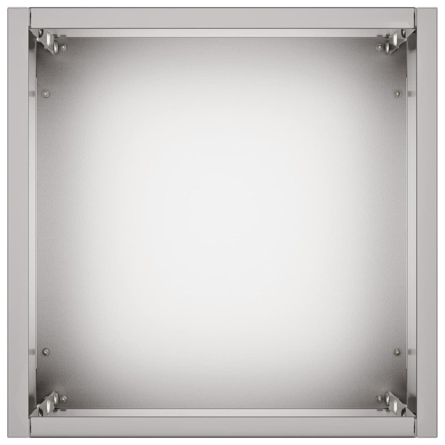 vidaXL Garden Planter Silver 20 x 20 x 75 cm Galvanised Steel