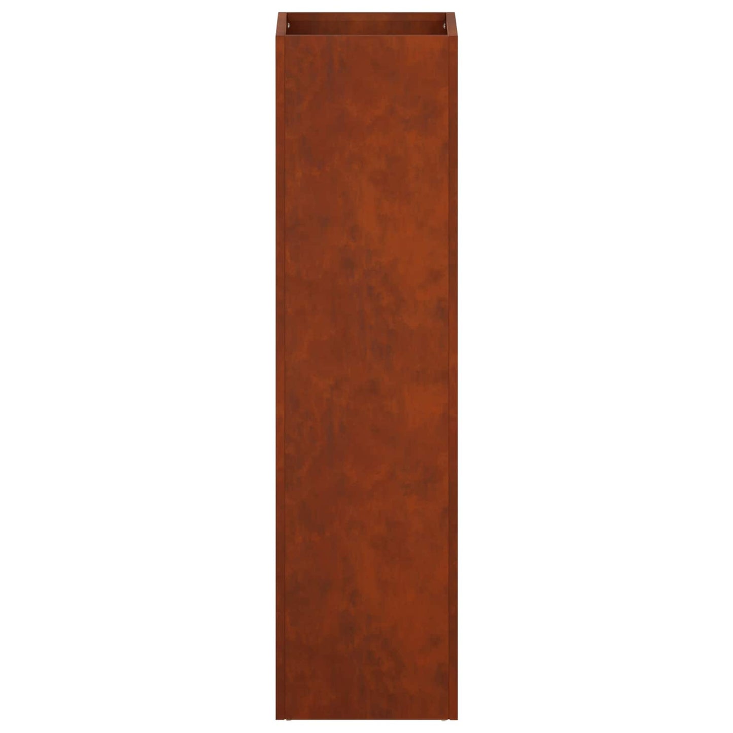 vidaXL Garden Planter 2 pcs Rusty 20 x 20 x 75 cm Weathering Steel