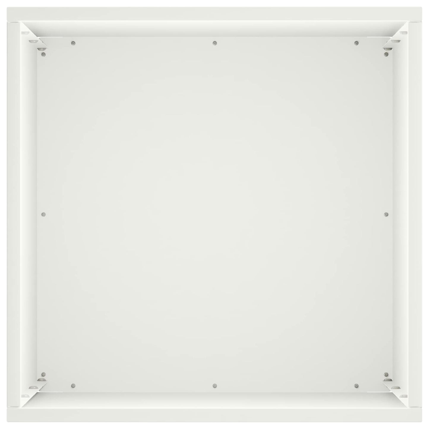 vidaXL Garden Planter White 30 x 30 x 40 cm Cold-rolled Steel