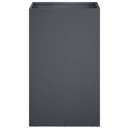 vidaXL Garden Planter Anthracite 30 x 30 x 40 cm Cold-rolled Steel