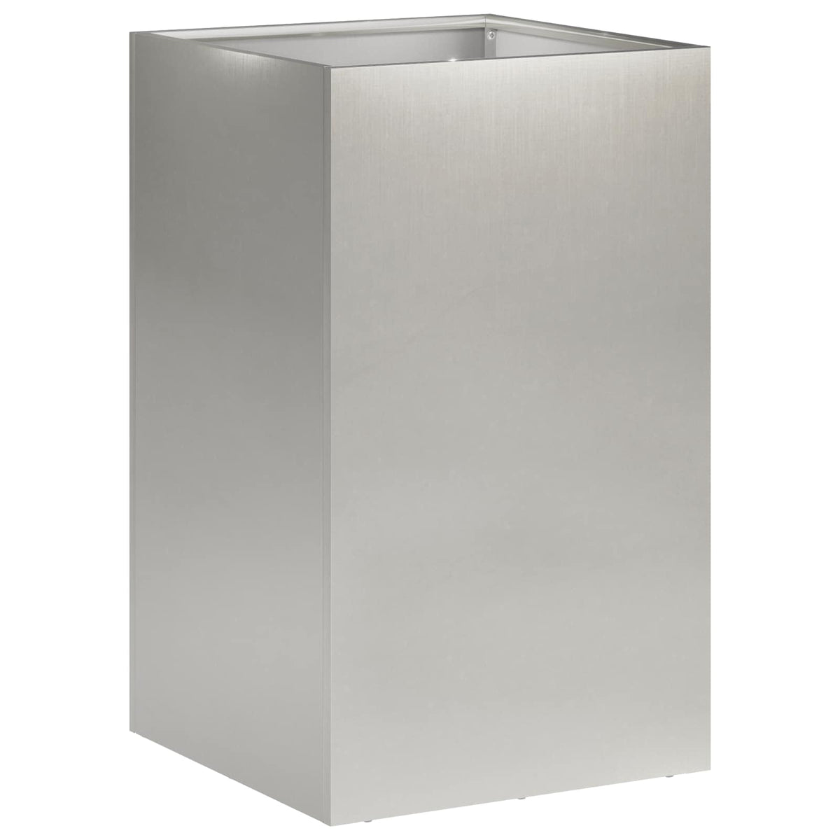 vidaXL Garden Planter 2 pcs Silver 30 x 30 x 40 cm Stainless Steel