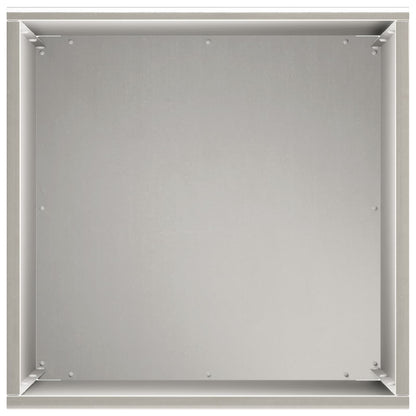 vidaXL Garden Planter 2 pcs Silver 30 x 30 x 40 cm Stainless Steel