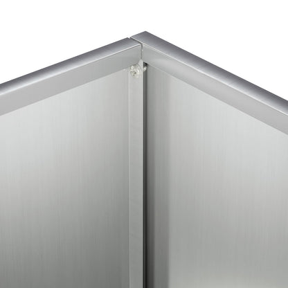 vidaXL Garden Planter Silver 30 x 30 x 40 cm Galvanised Steel