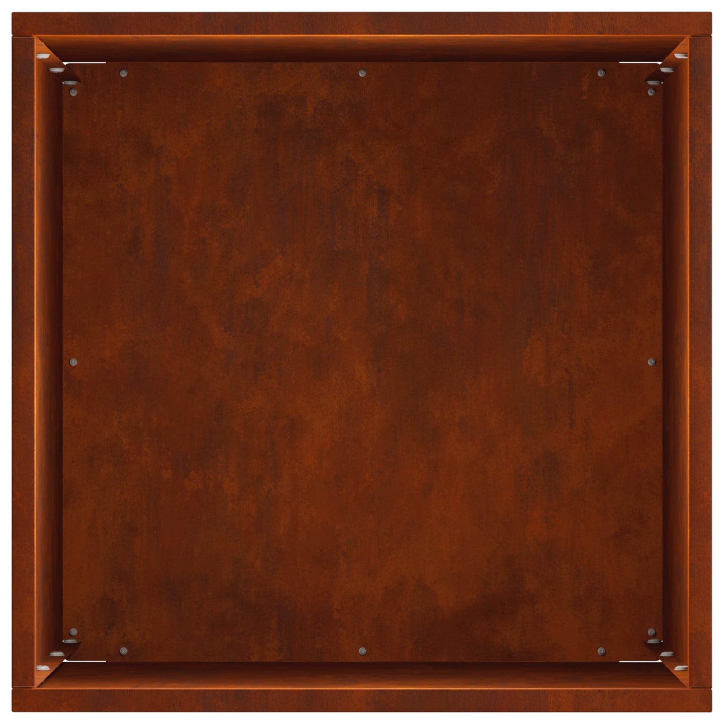 vidaXL Garden Planter 2 pcs Rusty 30 x 30 x 40 cm Weathering Steel