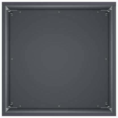 vidaXL Garden Planter Anthracite 30 x 30 x 50 cm Cold-rolled Steel