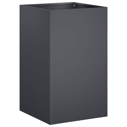 vidaXL Garden Planter 2 pcs Anthracite 30 x 30 x 50 cm