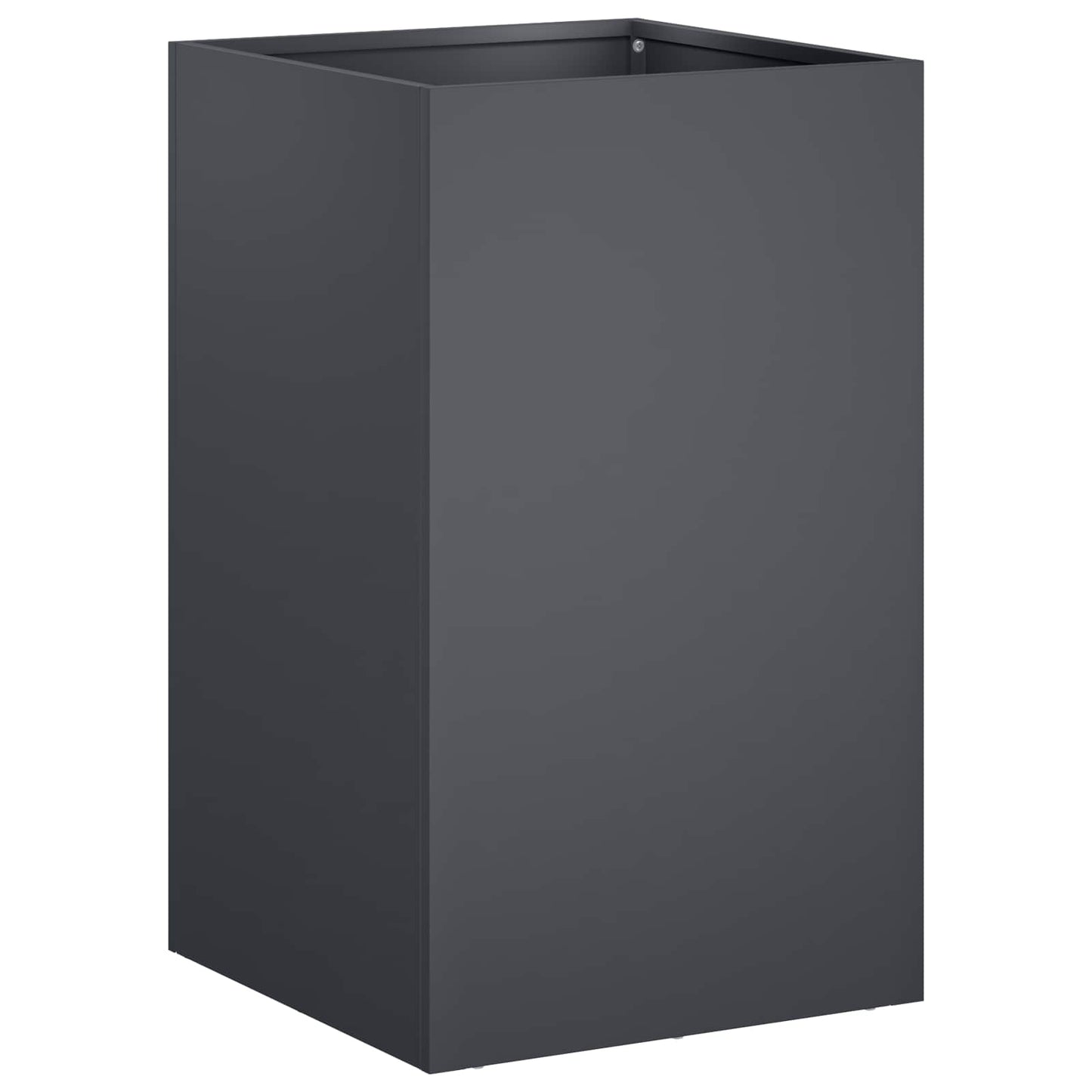 vidaXL Garden Planter Anthracite 40 x 40 x 50 cm Cold-rolled Steel