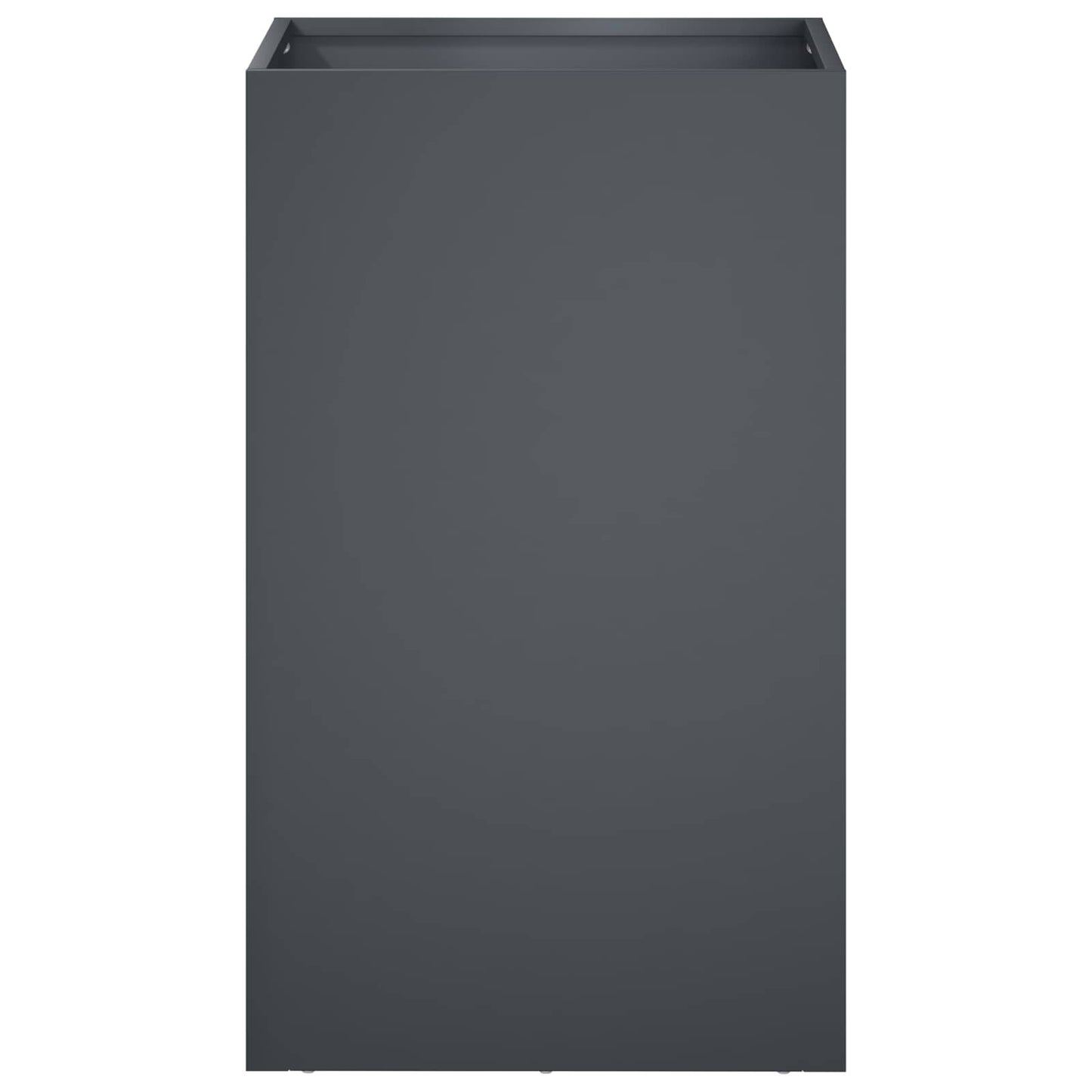 vidaXL Garden Planter 2 pcs Anthracite 40 x 40 x 50 cm