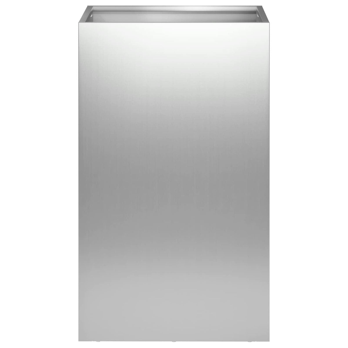 vidaXL Garden Planter Silver 40 x 40 x 50 cm Galvanised Steel