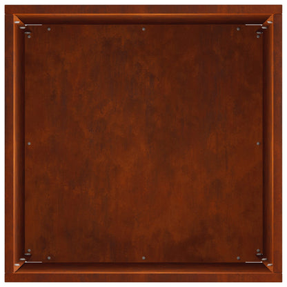 vidaXL Garden Planter Rusty 40 x 40 x 50 cm Weathering Steel