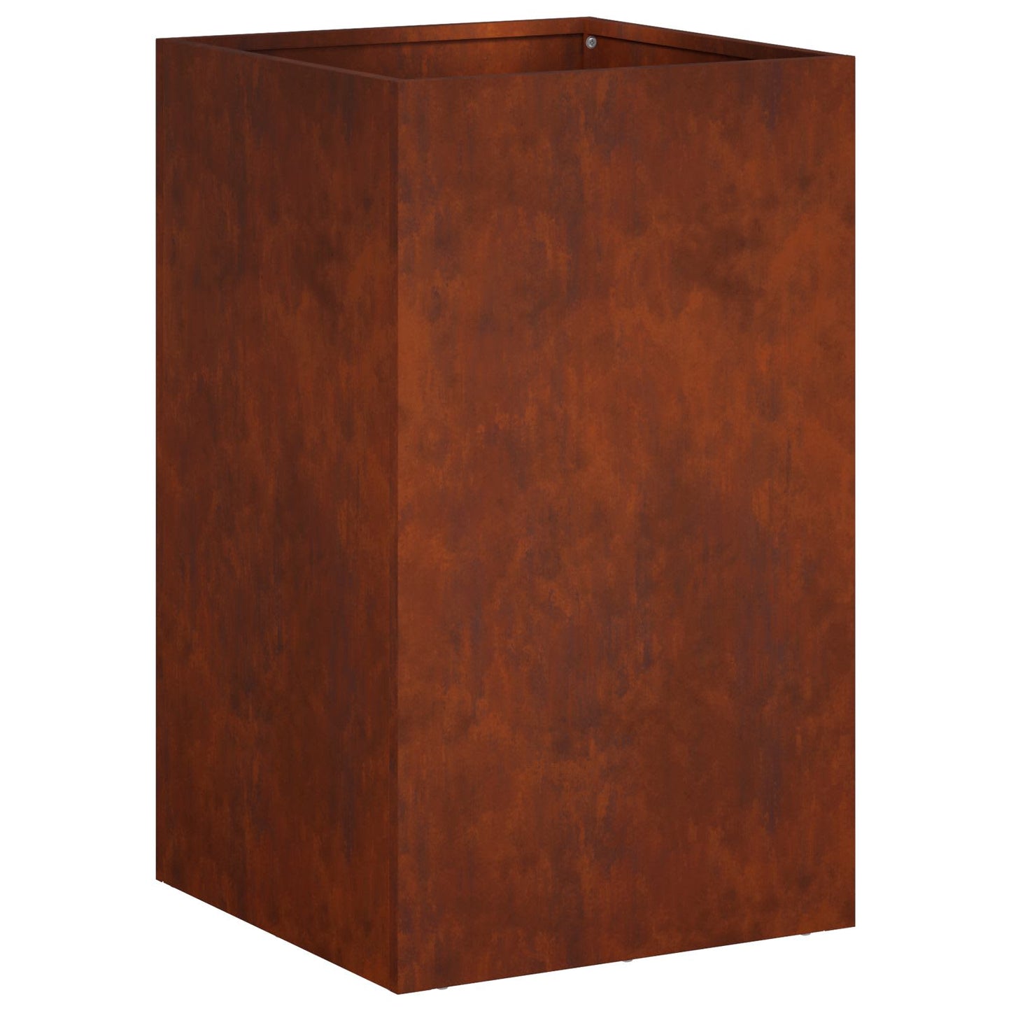 vidaXL Garden Planter 2 pcs Rusty 40 x 40 x 50 cm Weathering Steel