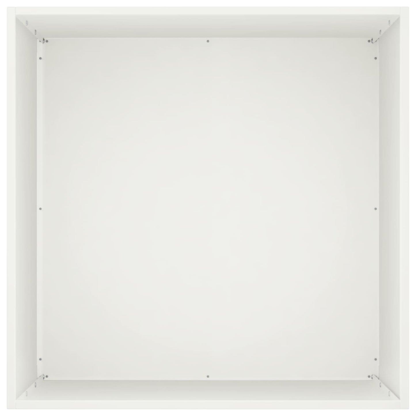 vidaXL Garden Planter 2 pcs White 40 x 40 x 75 cm Cold-rolled Steel