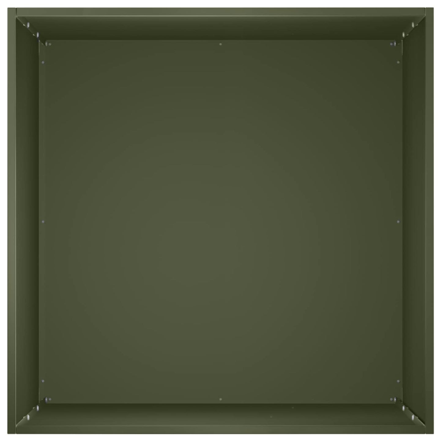 vidaXL Garden Planter 2 pcs Olive Green 40 x 40 x 75 cm