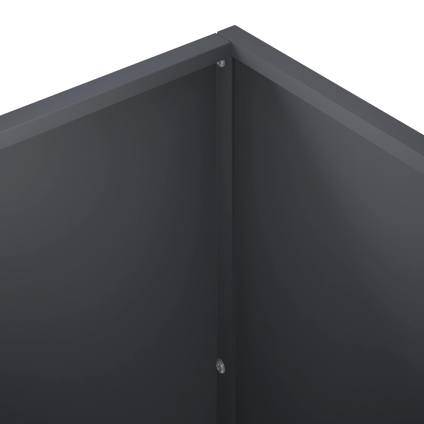 vidaXL Garden Planter 2 pcs Anthracite 50 x 50 x 75 cm