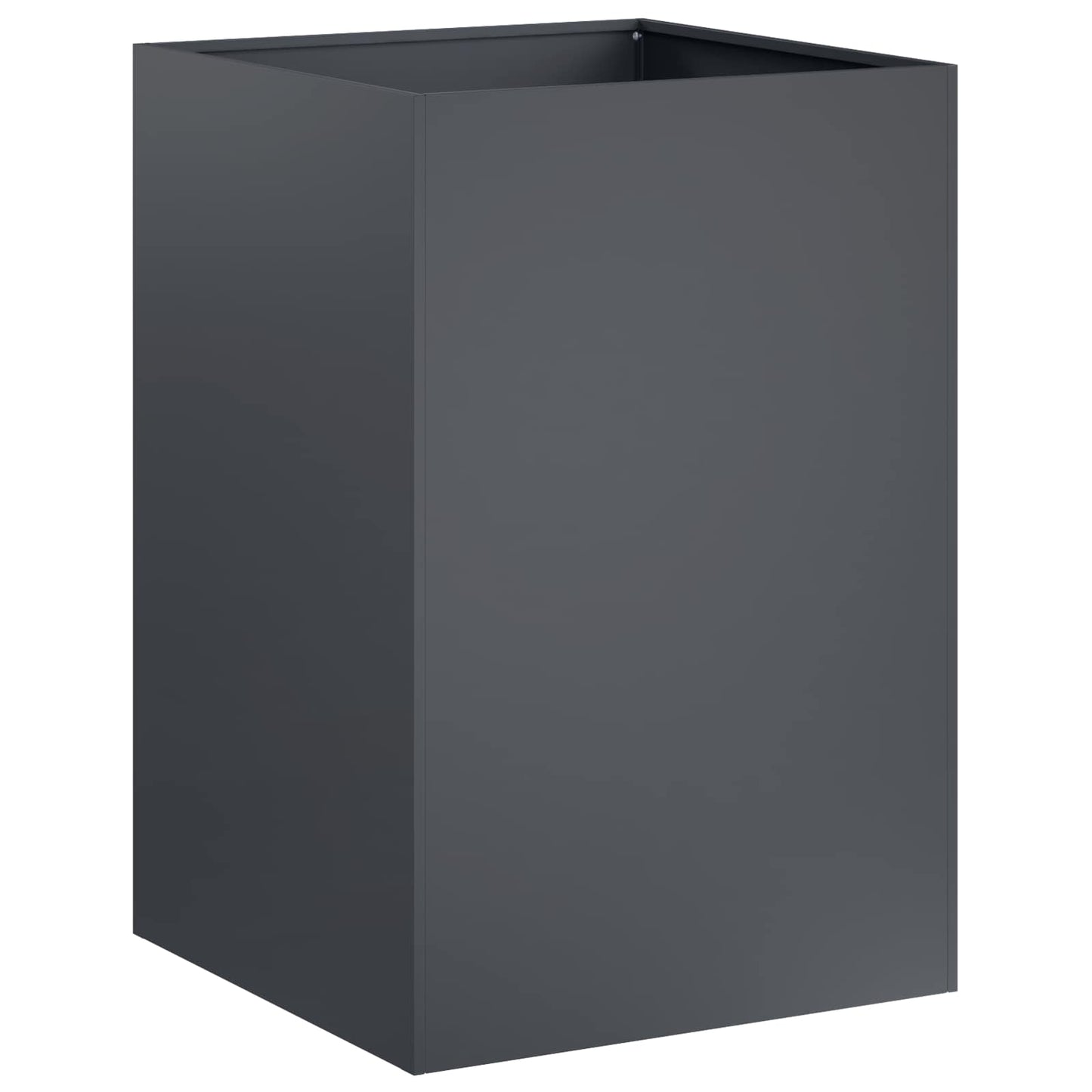 vidaXL Garden Planter 2 pcs Anthracite 50 x 50 x 75 cm