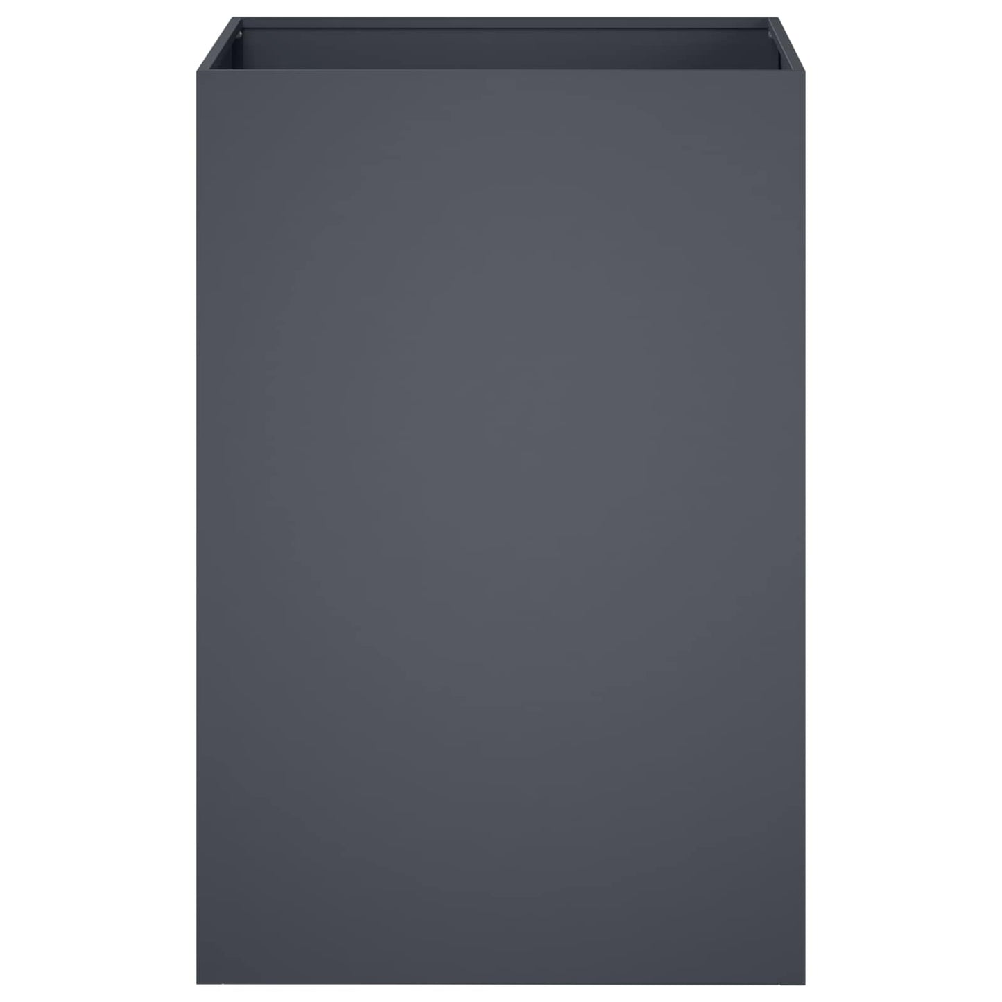 vidaXL Garden Planter 2 pcs Anthracite 50 x 50 x 75 cm