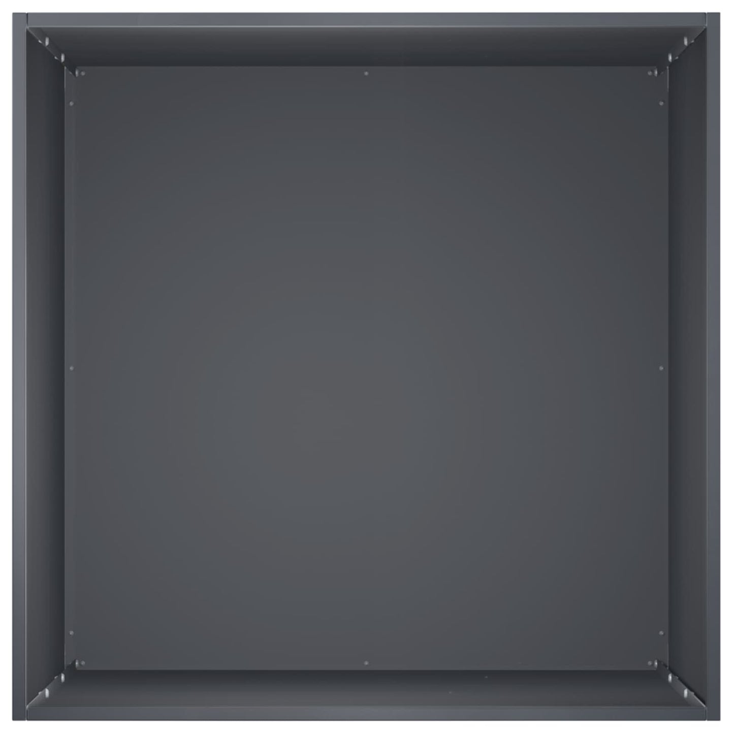 vidaXL Garden Planter 2 pcs Anthracite 50 x 50 x 75 cm