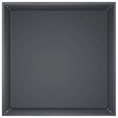 vidaXL Garden Planter 2 pcs Anthracite 50 x 50 x 75 cm