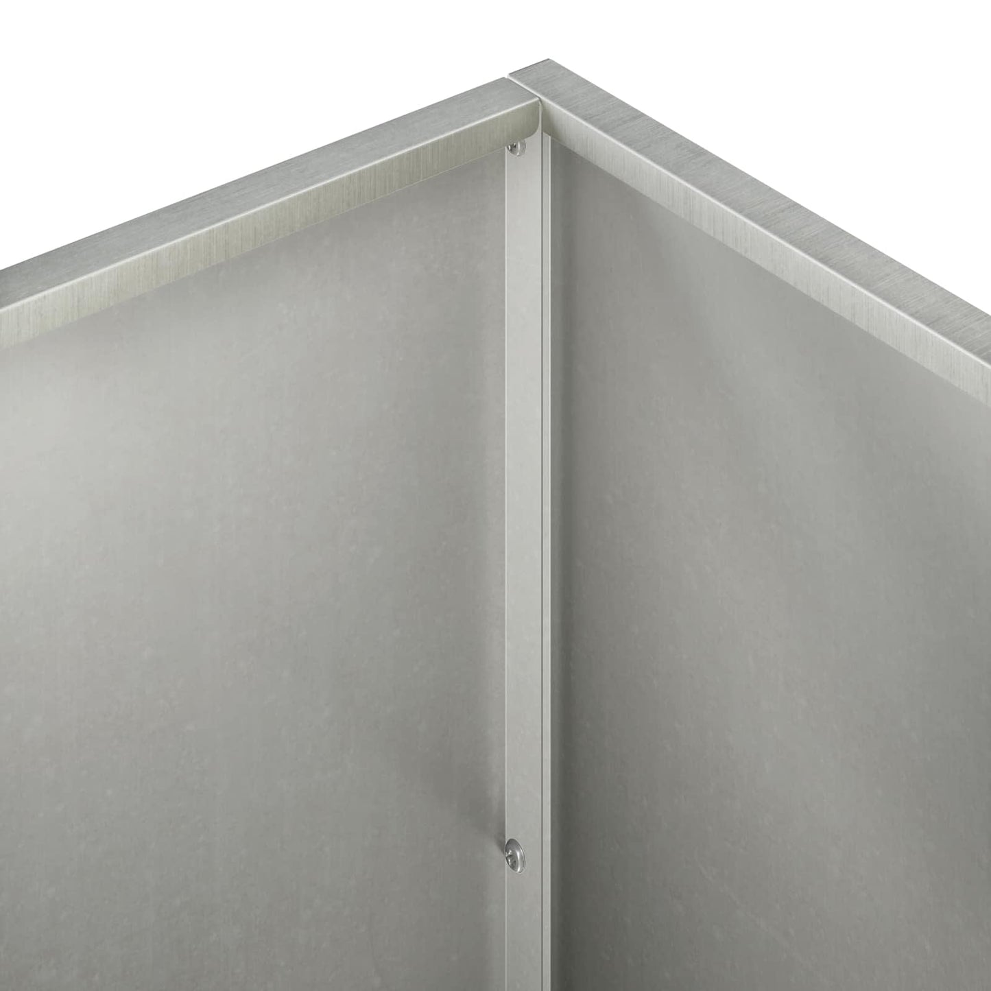 vidaXL Garden Planter Silver 50 x 50 x 75 cm Stainless Steel