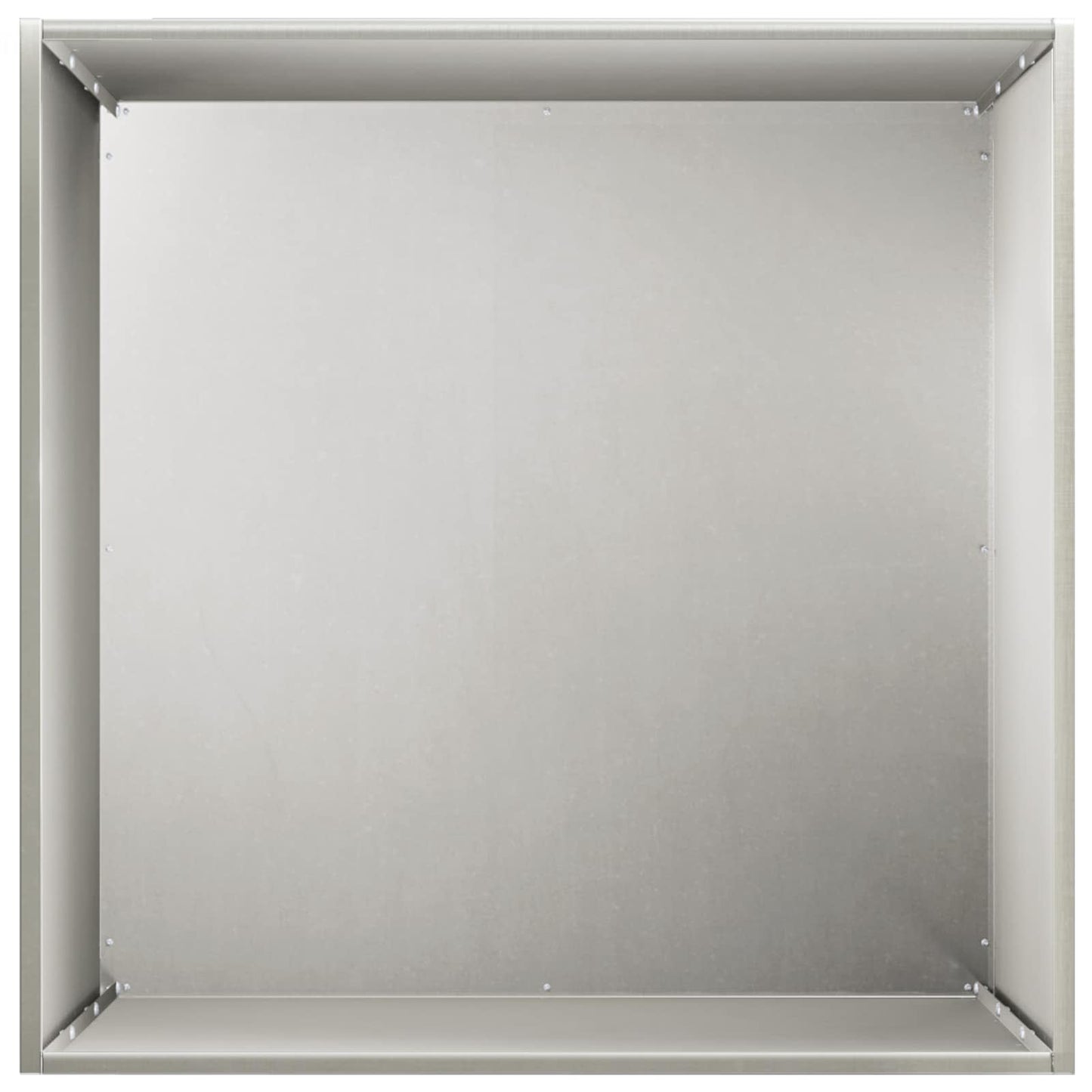 vidaXL Garden Planter Silver 50 x 50 x 75 cm Stainless Steel