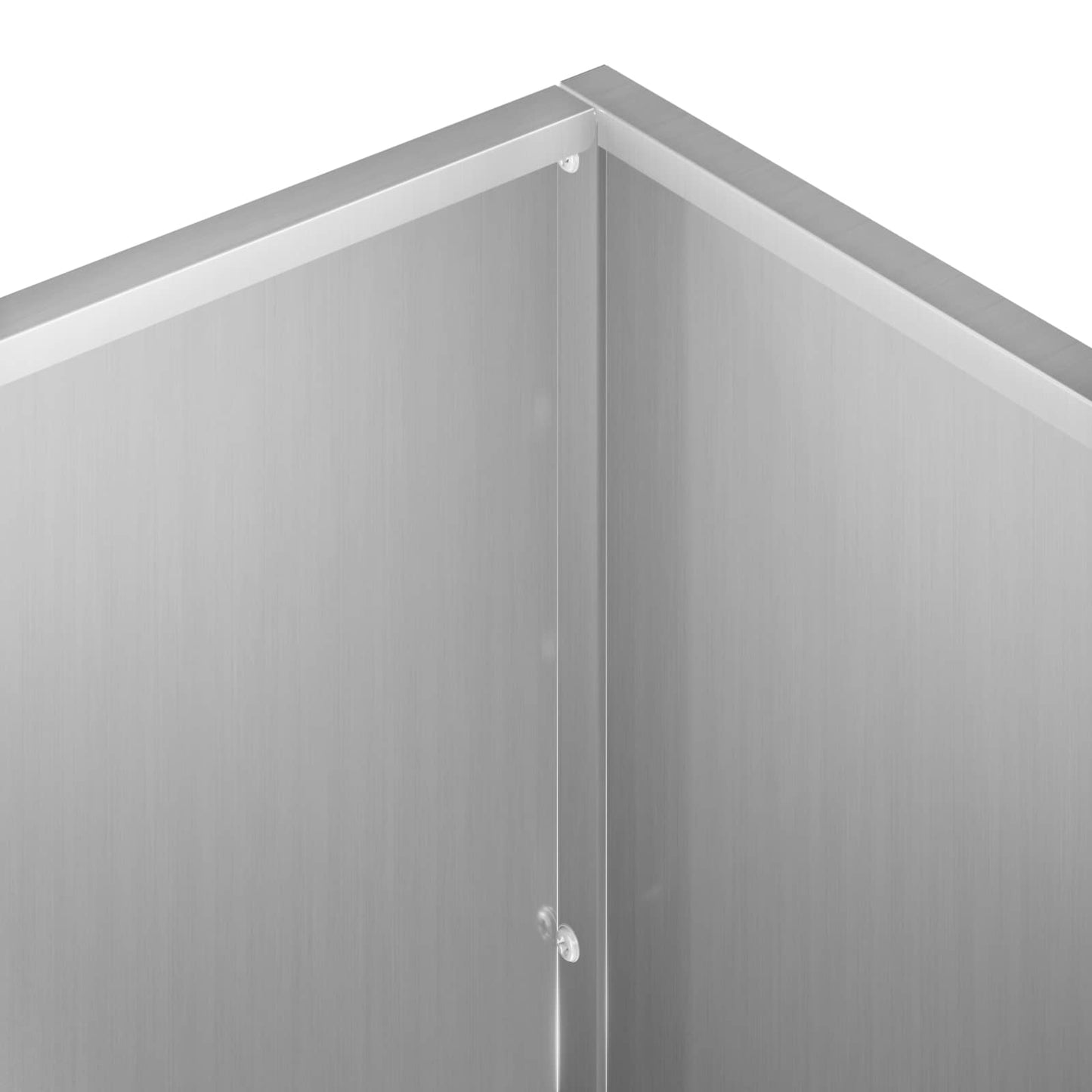 vidaXL Garden Planter Silver 50 x 50 x 75 cm Galvanised Steel