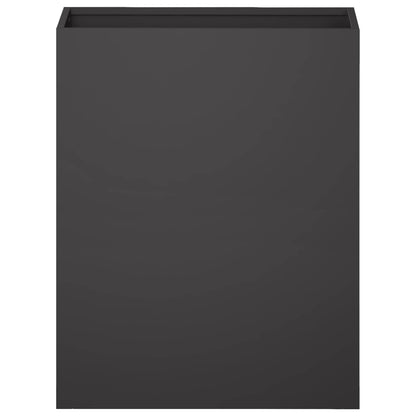 vidaXL Garden Planter Black 40 x 20 x 40 cm Cold-rolled Steel