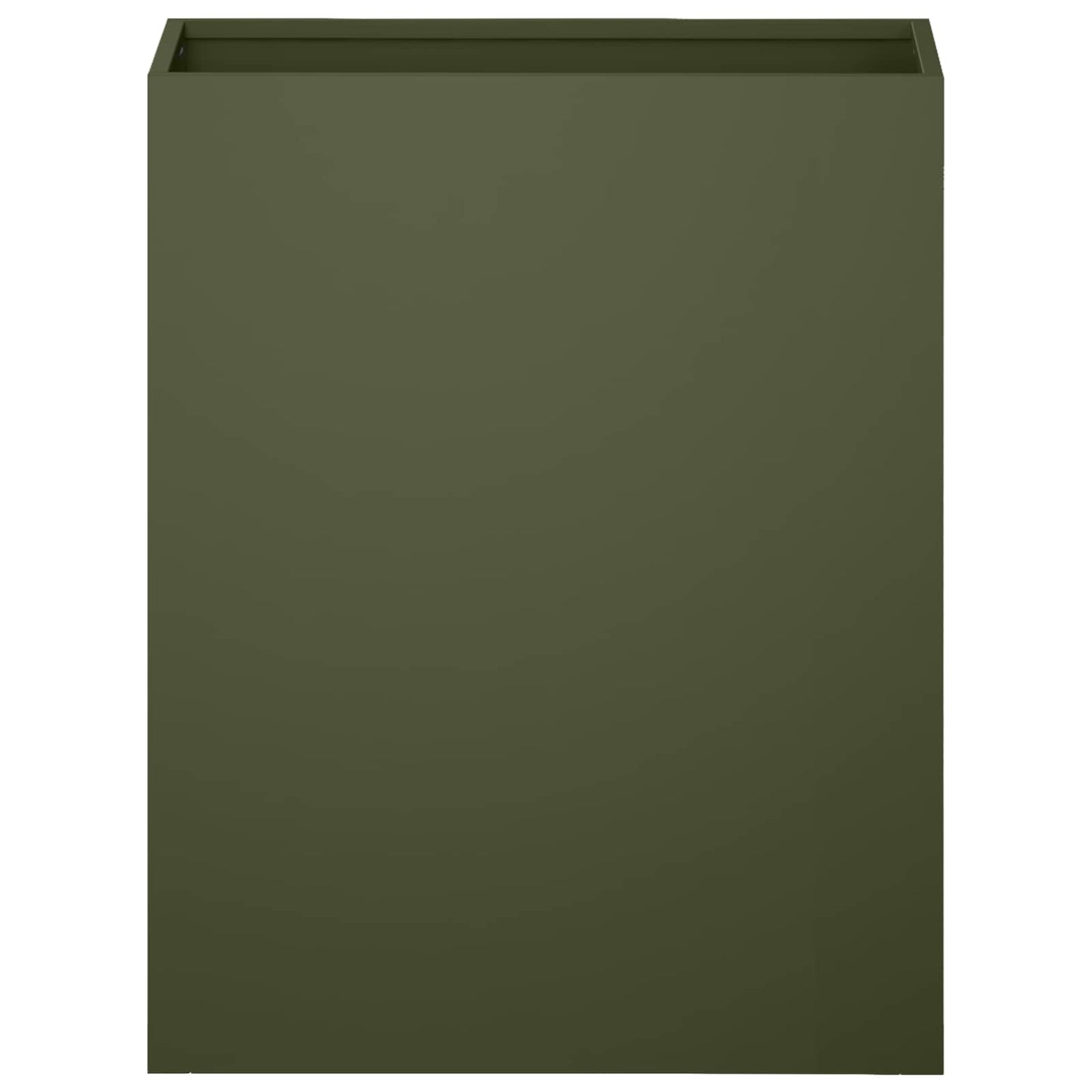vidaXL Garden Planter Olive Green 40 x 20 x 40 cm Cold-rolled Steel
