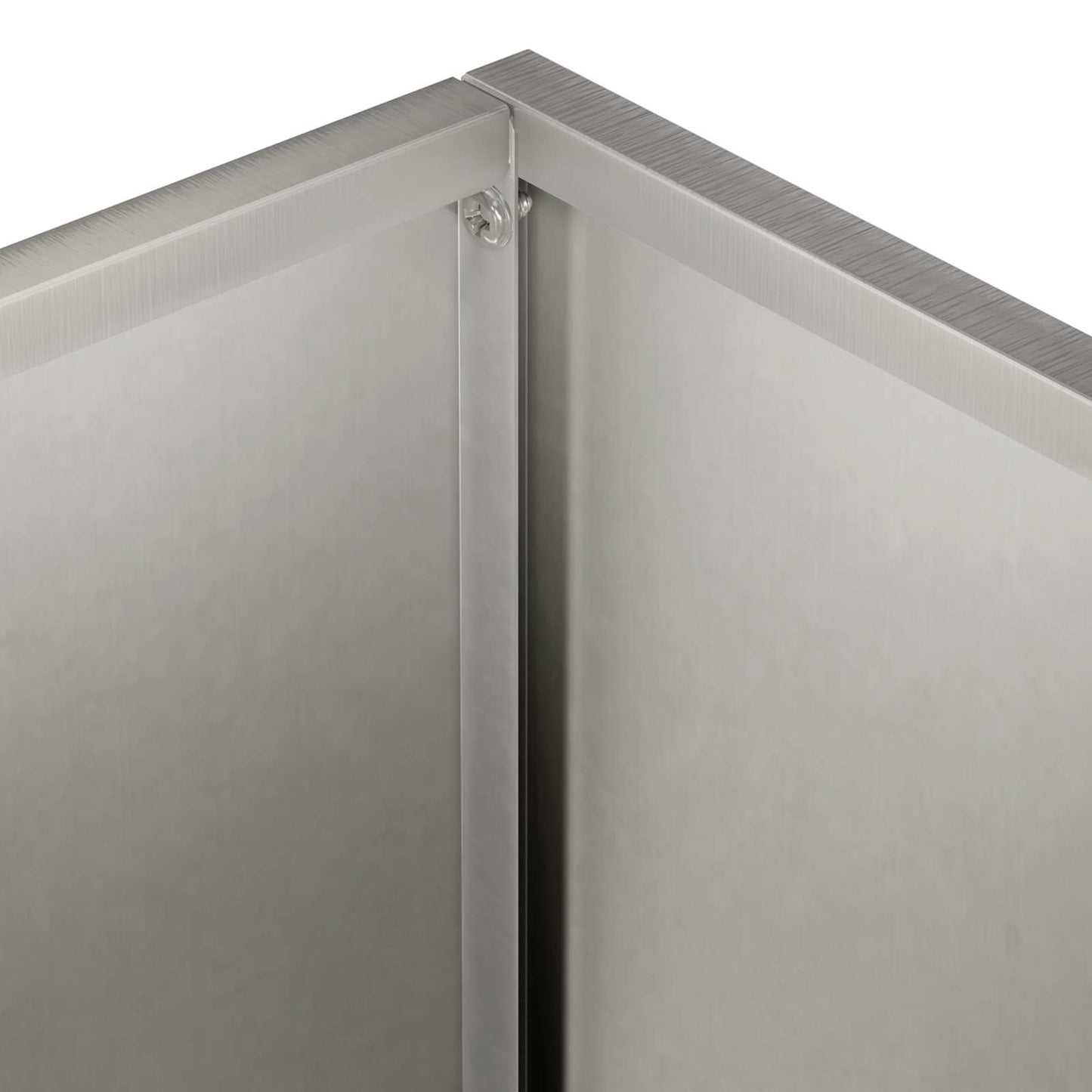 vidaXL Garden Planter 2 pcs Silver 40 x 20 x 40 cm Stainless Steel