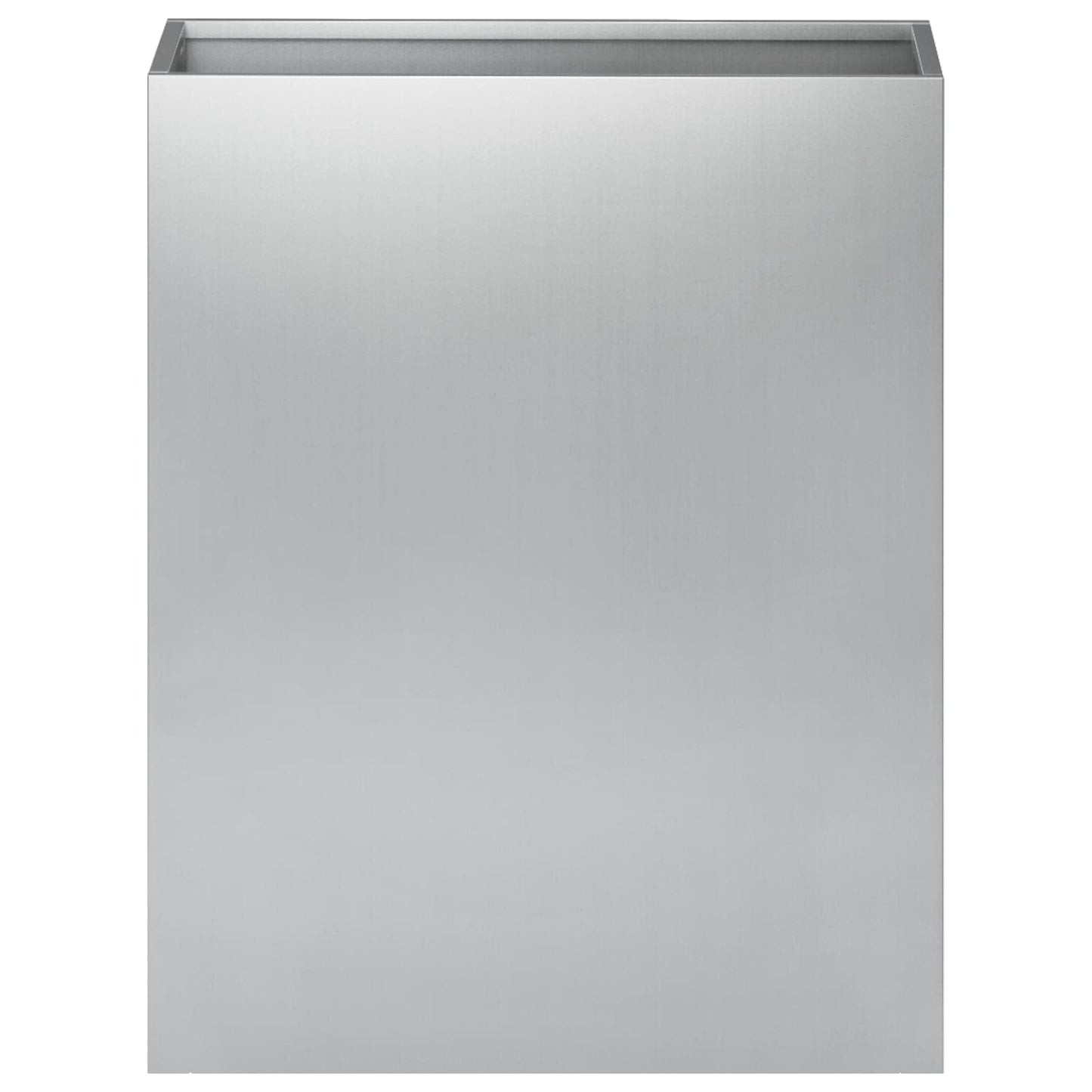 vidaXL Garden Planter 2 pcs Silver 40 x 20 x 40 cm Galvanised Steel