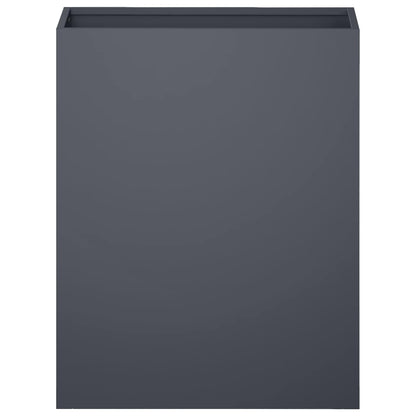 vidaXL Garden Planter Anthracite 40 x 20 x 50 cm Cold-rolled Steel
