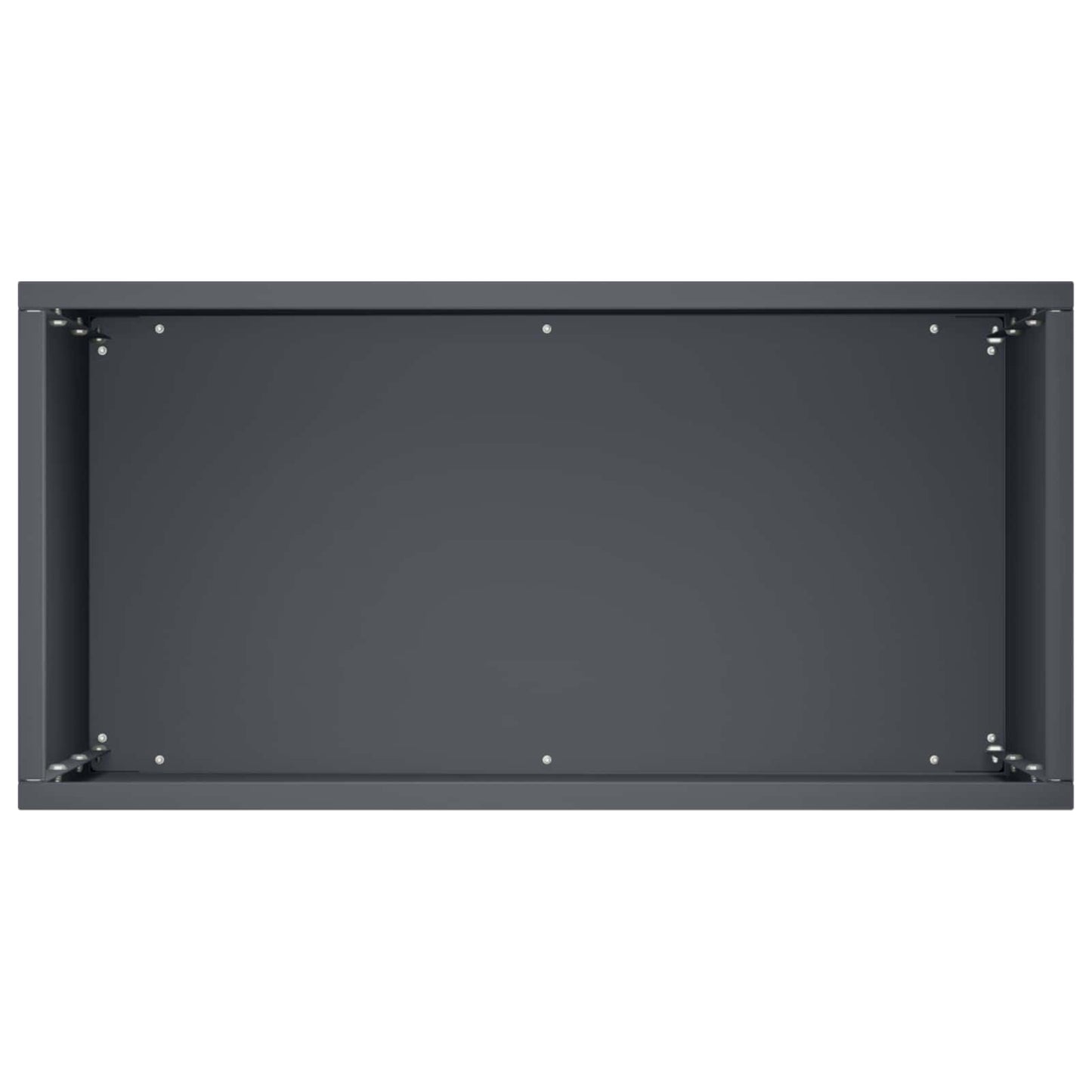 vidaXL Garden Planter Anthracite 40 x 20 x 50 cm Cold-rolled Steel