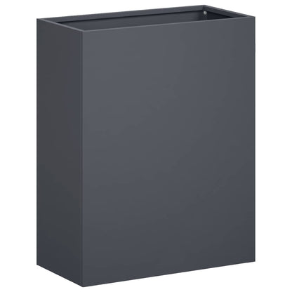 vidaXL Garden Planter 2 pcs Anthracite 40 x 20 x 50 cm