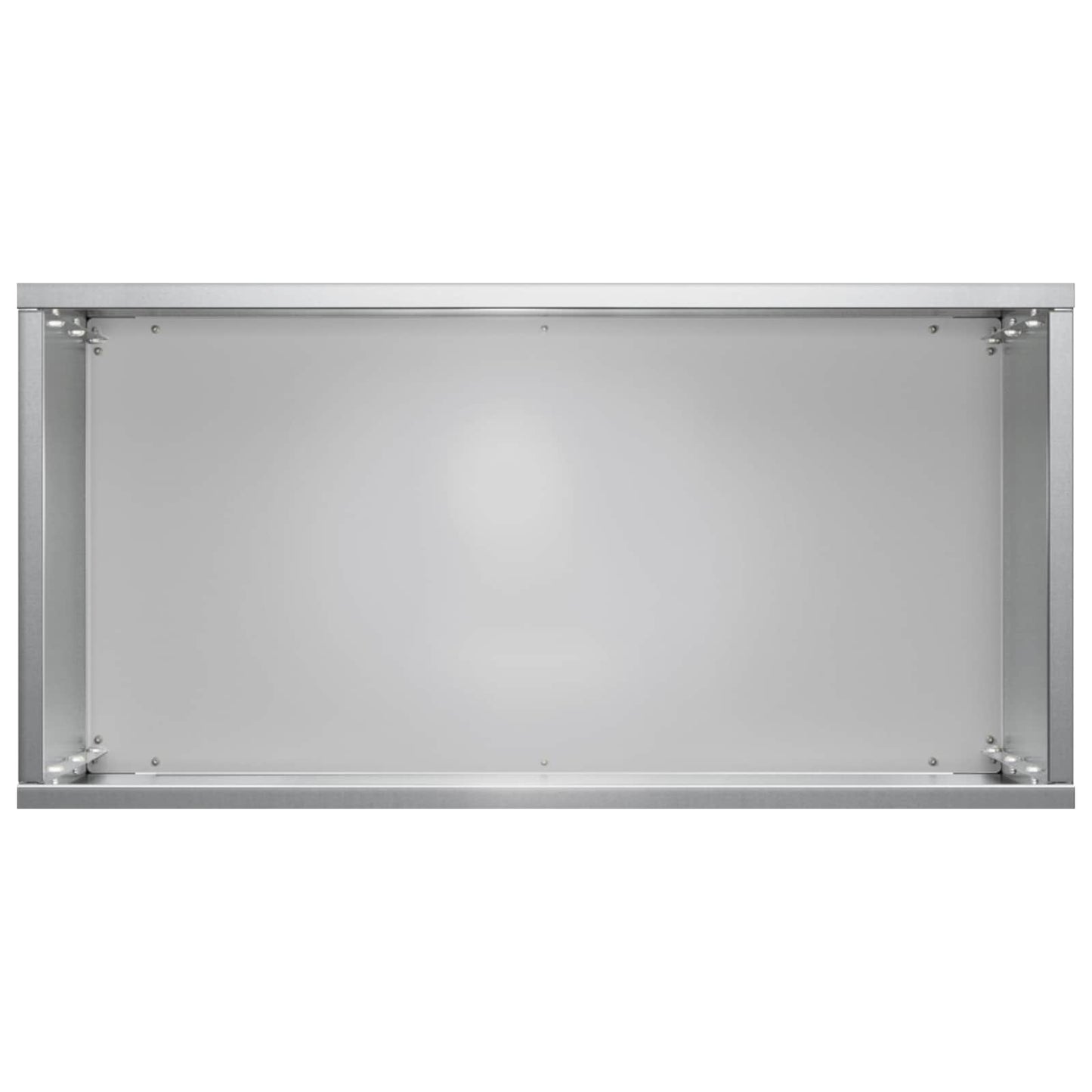 vidaXL Garden Planter Silver 40 x 20 x 50 cm Galvanised Steel