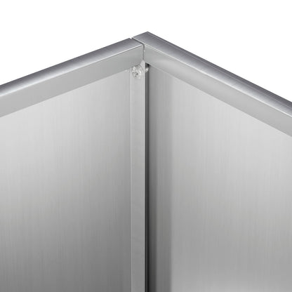 vidaXL Garden Planter 2 pcs Silver 40 x 20 x 50 cm Galvanised Steel