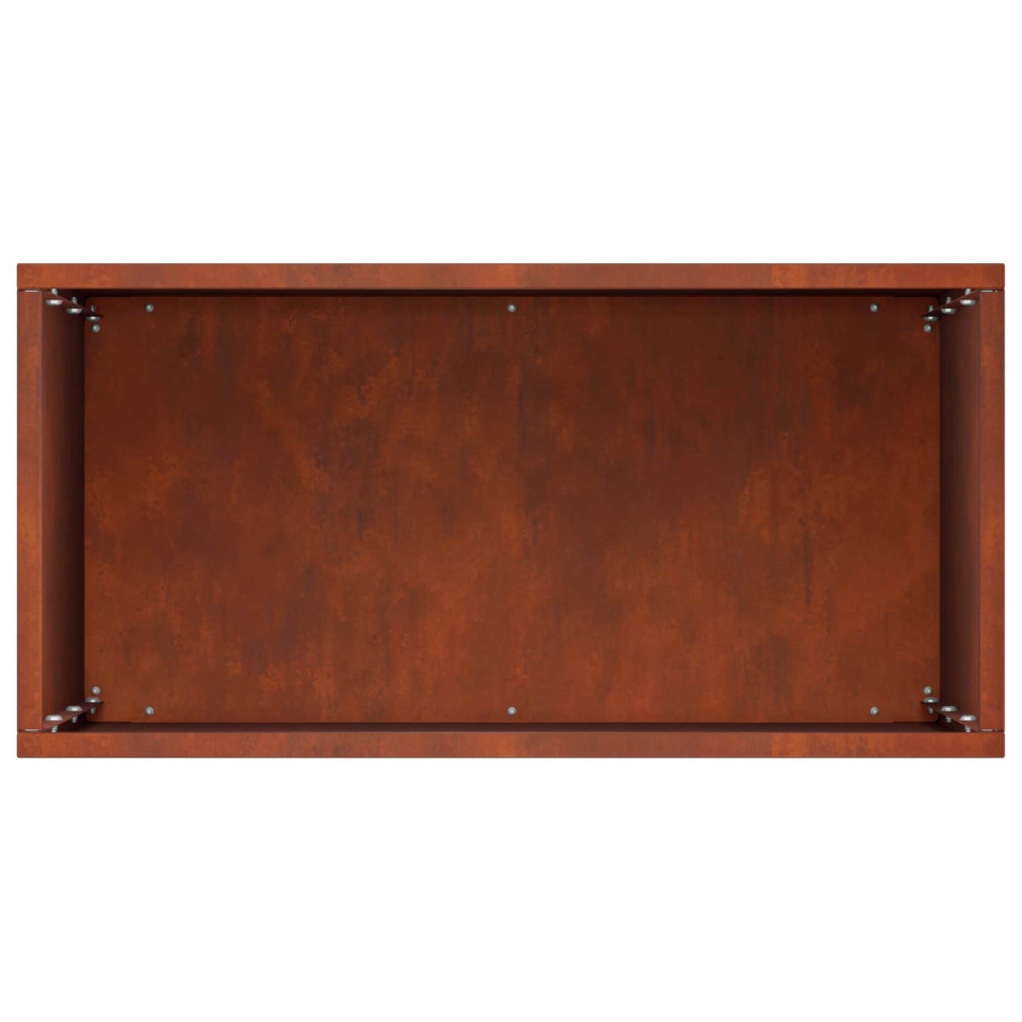 vidaXL Garden Planter Rusty 40 x 20 x 50 cm Weathering Steel
