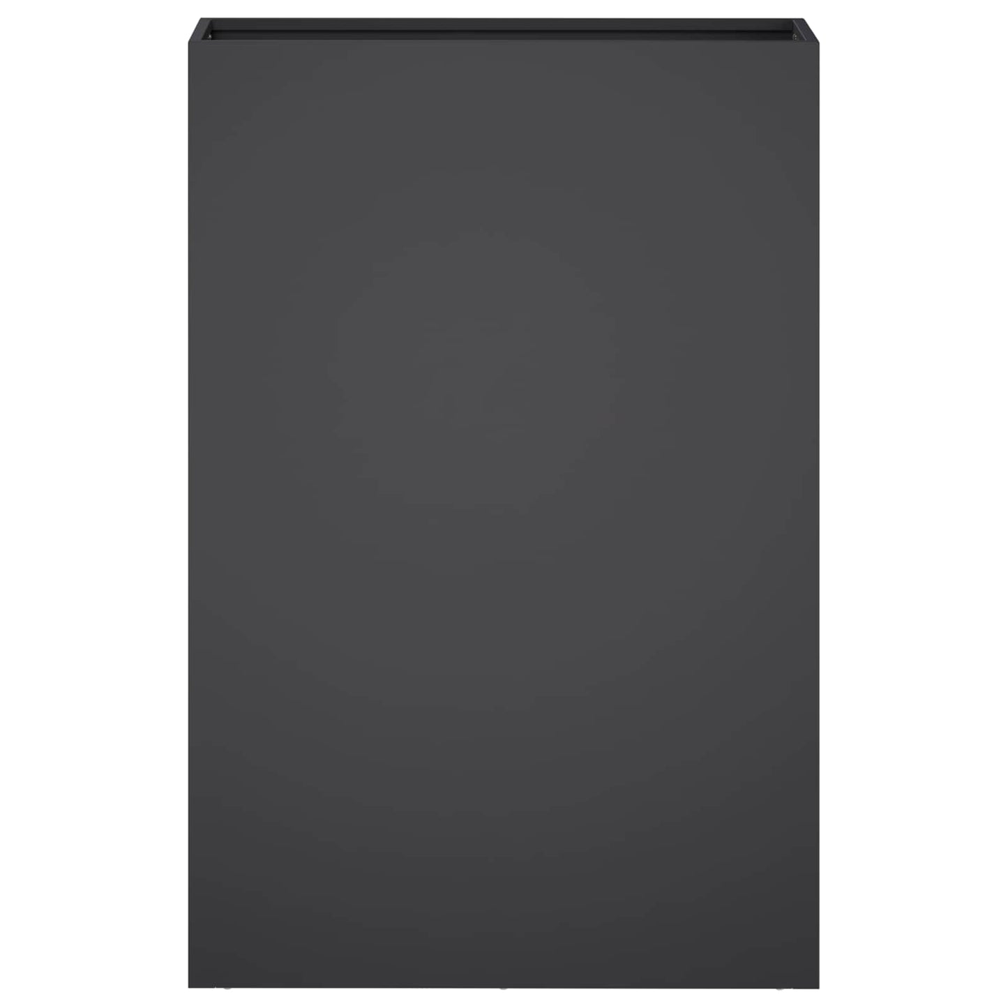 vidaXL Garden Planter Black 40 x 20 x 75 cm Cold-rolled Steel