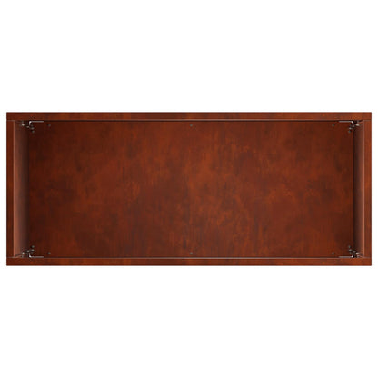 vidaXL Garden Planter Rusty 40 x 20 x 75 cm Weathering Steel