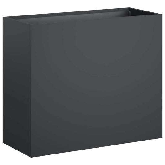 vidaXL Garden Planter Anthracite 50 x 20 x 40 cm Cold-rolled Steel