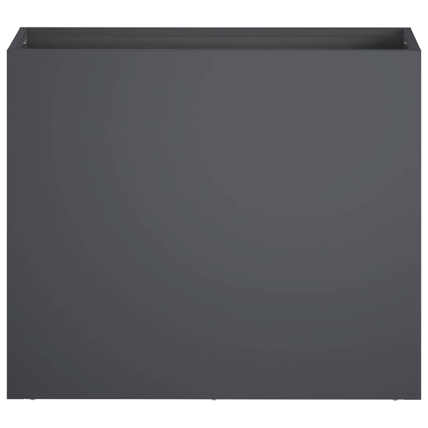 vidaXL Garden Planter Anthracite 50 x 20 x 40 cm Cold-rolled Steel