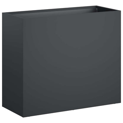 vidaXL Garden Planter 2 pcs Anthracite 50 x 20 x 40 cm