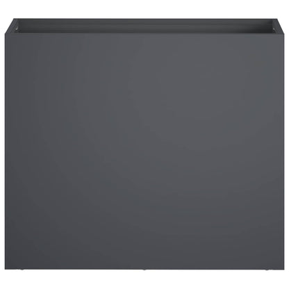 vidaXL Garden Planter 2 pcs Anthracite 50 x 20 x 40 cm