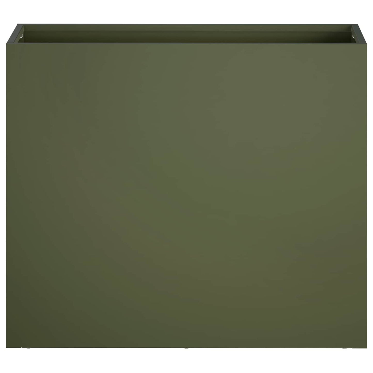 vidaXL Garden Planter 2 pcs Olive Green 50 x 20 x 40 cm