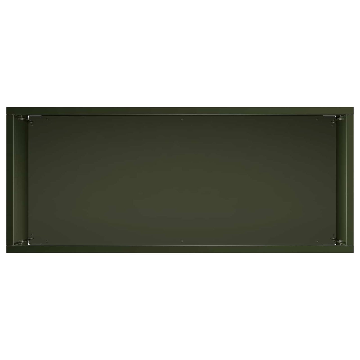 vidaXL Garden Planter 2 pcs Olive Green 50 x 20 x 40 cm