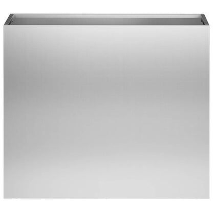 vidaXL Garden Planter Silver 50 x 20 x 40 cm Galvanised Steel