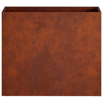vidaXL Garden Planter Rusty 50 x 20 x 40 cm Weathering Steel