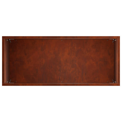 vidaXL Garden Planter Rusty 50 x 20 x 40 cm Weathering Steel