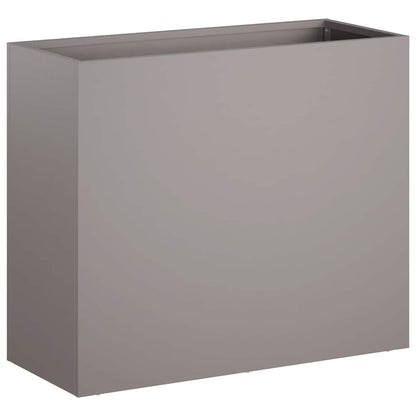 vidaXL Garden Planter 2 pcs Rusty 50 x 20 x 40 cm Weathering Steel
