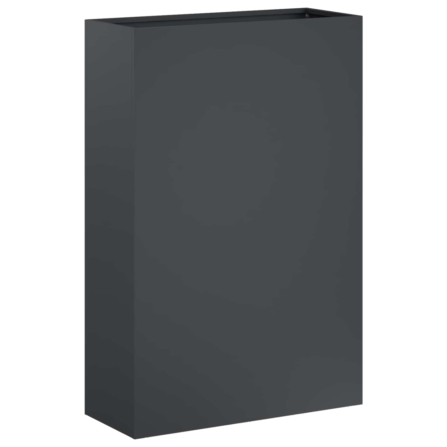 vidaXL Garden Planter 2 pcs Anthracite 50 x 20 x 75 cm