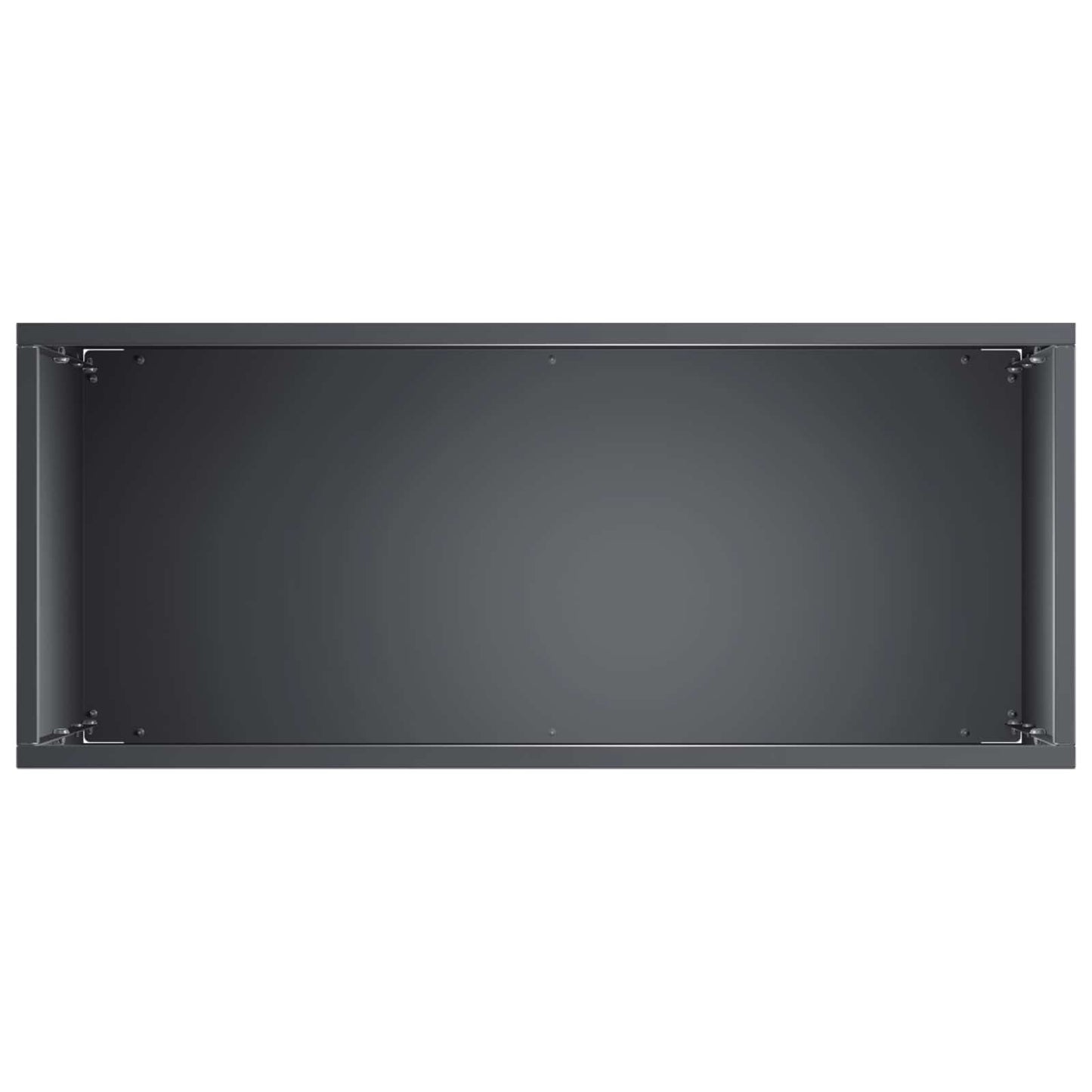 vidaXL Garden Planter 2 pcs Anthracite 50 x 20 x 75 cm